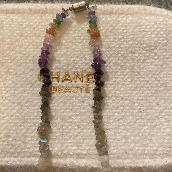Multicolor Gemstone Necklace - Picture 2 of 3